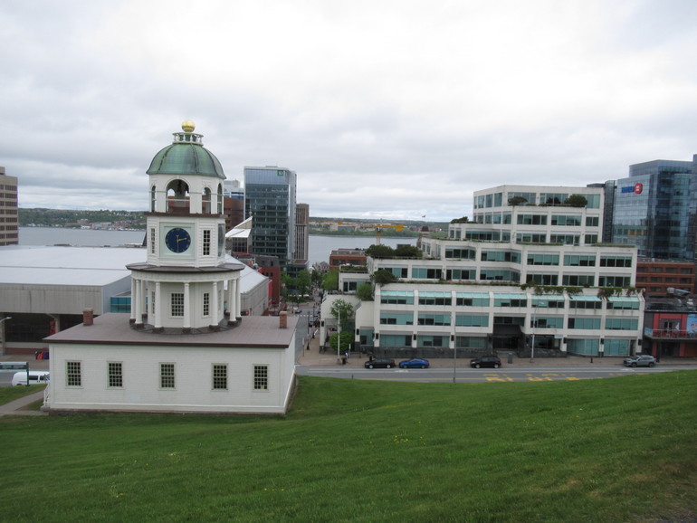 Halifax, de klokkentoren nabij de Citadel